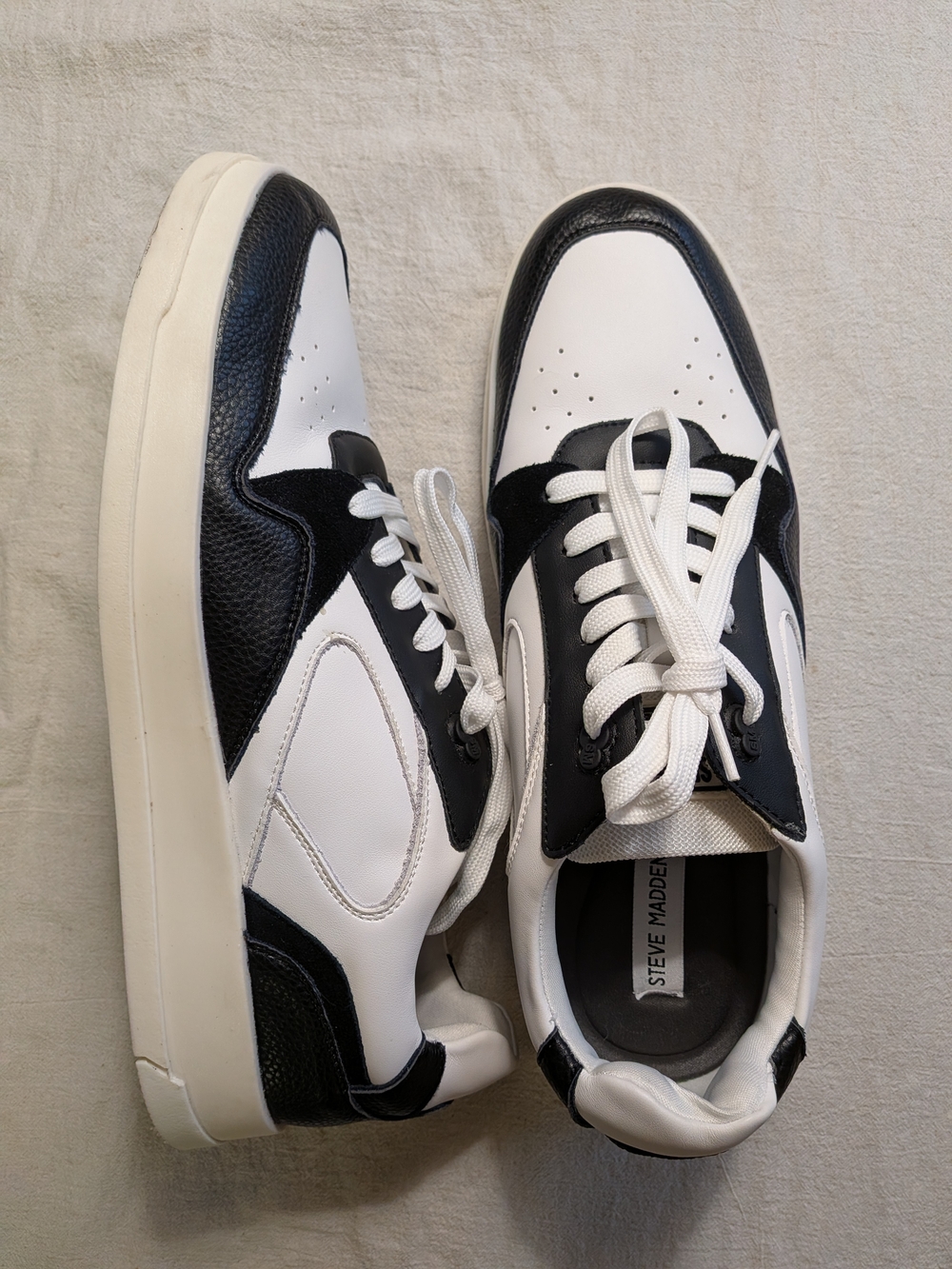 Steve Madden Men’s British Tan Leather Wingtip Oxford Sneakers - 12M